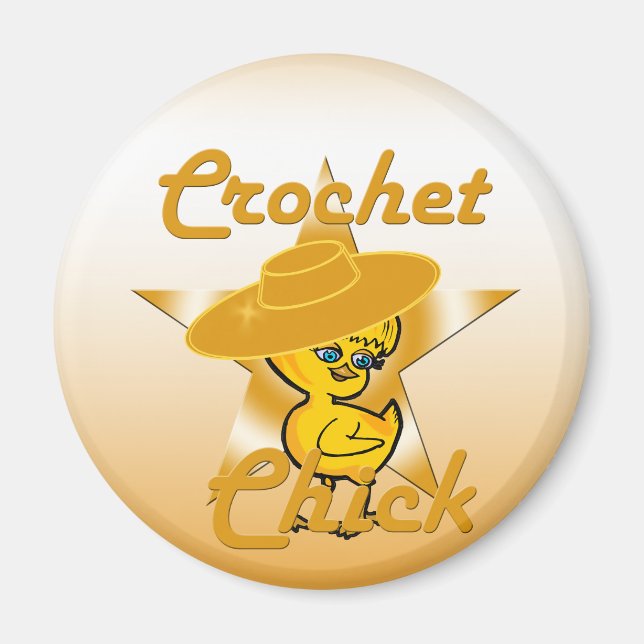 Imán Crochet Chick #10 (Frente)