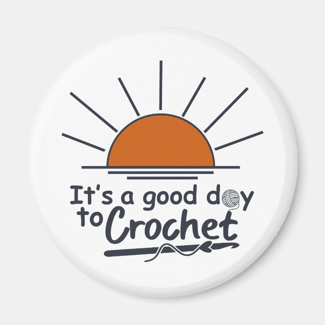 Imán crochet gracioso (Frente)