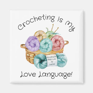 Imán Crochet Personalizado Divertido