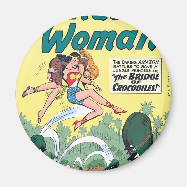 Imán Crocodiles de la mujer maravilla (Frente)