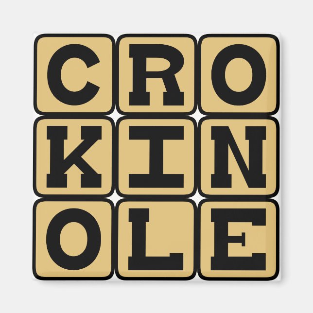 Imán Crokinole, juego de mesa (Frente)
