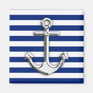 Imán Cromado como diseño de anclaje en franjas navales