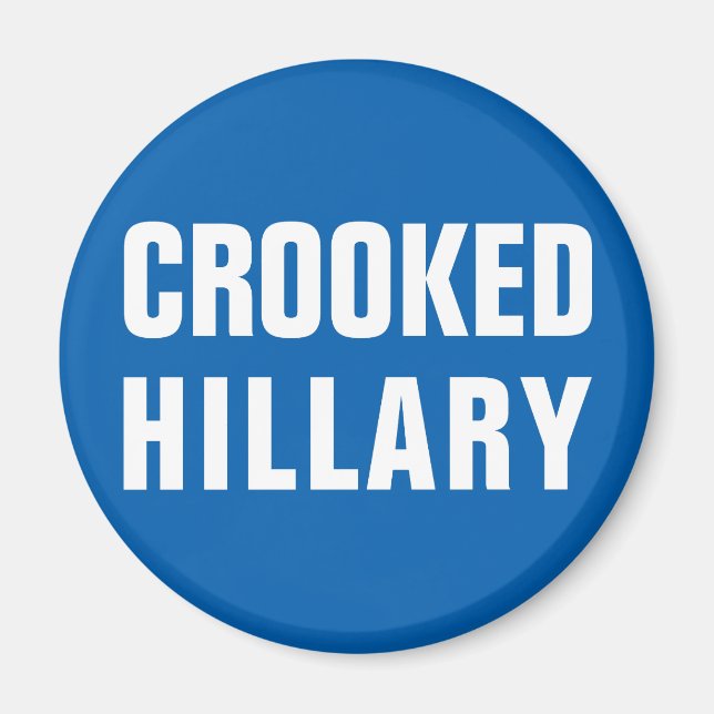Imán Crooked Hillary Clinton (Frente)