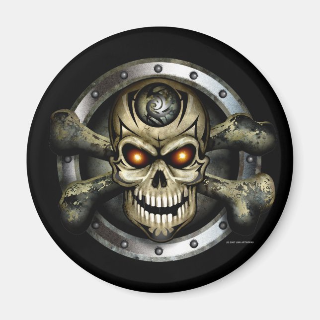 Imán Crossbone Magnet (Frente)