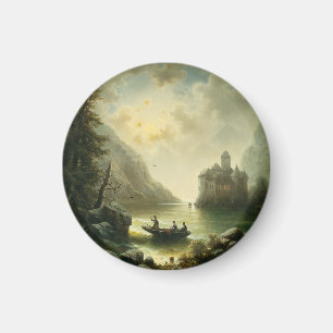 Imán Crossing in a Moonlit Night - Albert Rieger