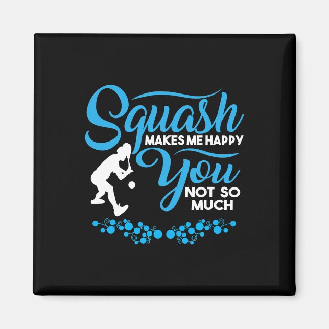 Imán Crossminton Racquetball Speed Badminton Player Squ (Frente)
