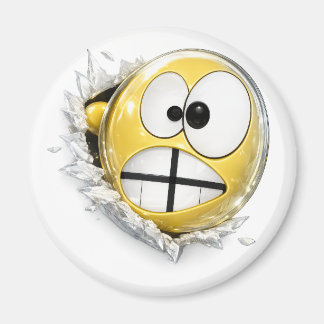 Imán Crossy 3D Emoji Round Magnet