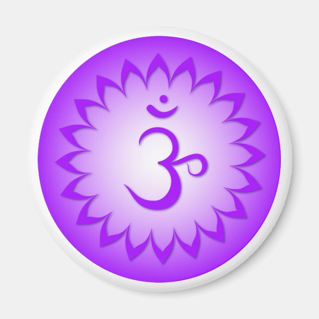 Imán Crown Chakra - Sahasrara (Frente)