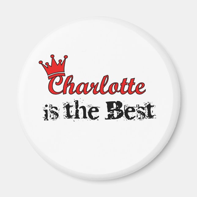 Imán Crown Charlotte (Frente)