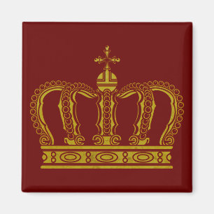 Imán Crown dorado + tus ideas