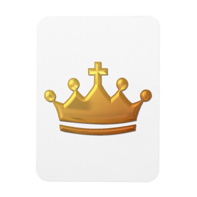 Imán Crown Golden "3-D" (Vertical)