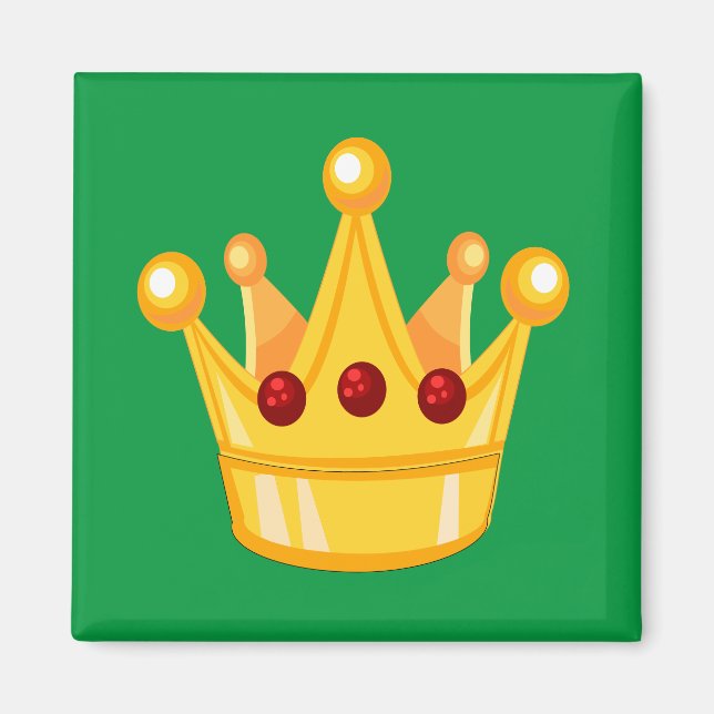 Imán Crown Square Magnet (Frente)