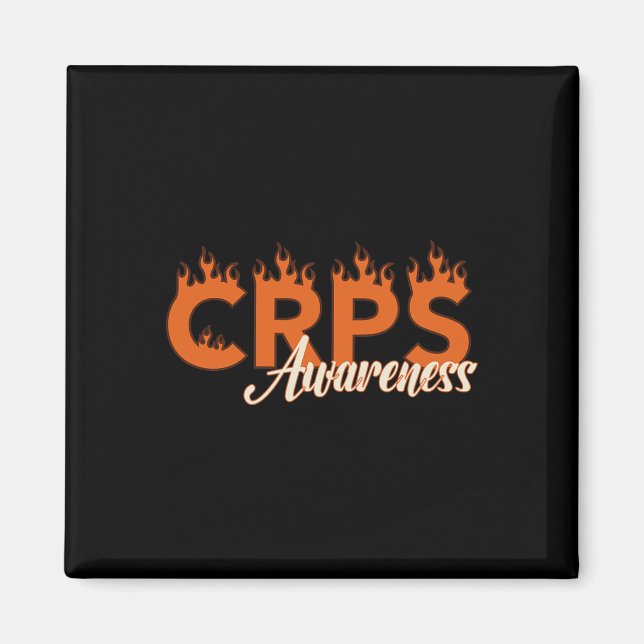 Imán Crps Awareness Flames (Frente)