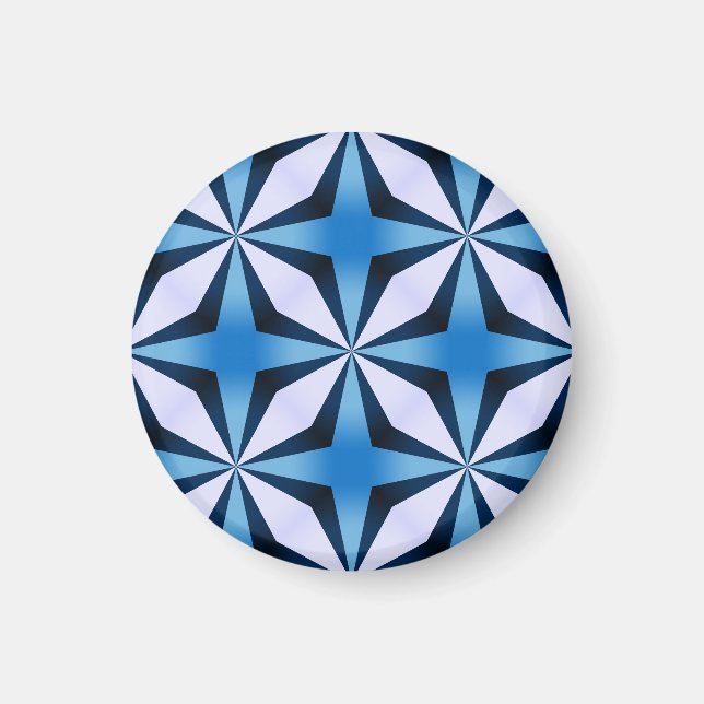 Imán Cruce de Blue Criss simple (Frente)