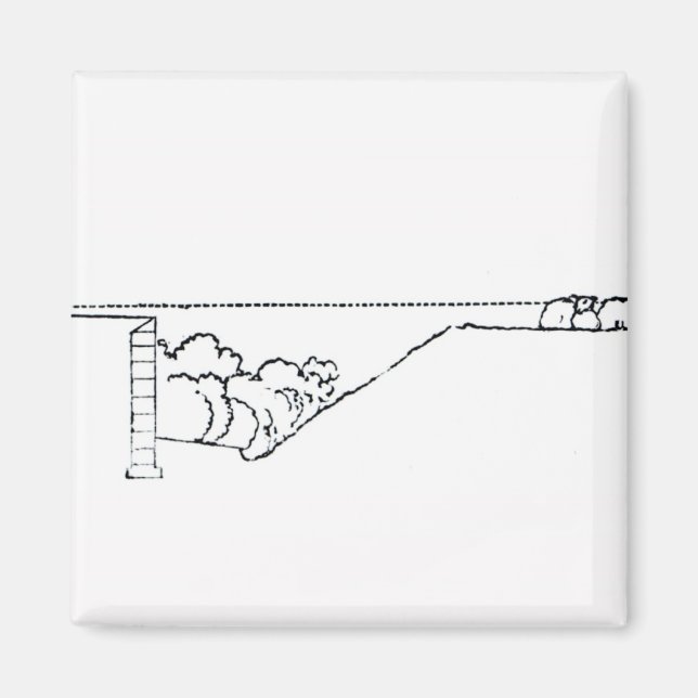 Imán Cruce de un paisaje, de Thomas Mawson (Frente)