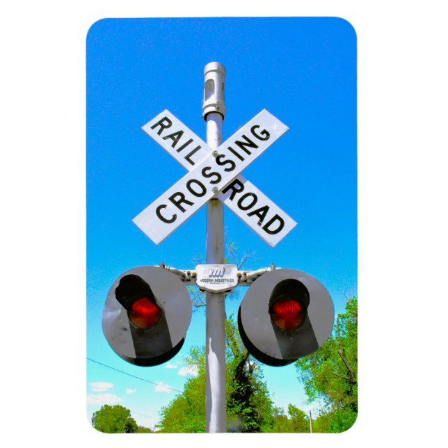 Imán Cruce ferroviario con una Campana electrónica (Vertical)