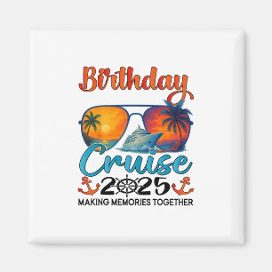 Imán Crucero de Cumpleaños 2025 Crucero de Cumpleaños F