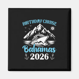 Imán Crucero de Cumpleaños Byhamas 2026 Familiar Crucer
