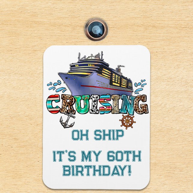 Imán Crucero de Cumpleaños Personalizado Oh Barco (Subido por el creador)