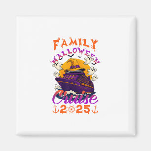 Imán Crucero de Halloween familiar 2025 Crucero familia