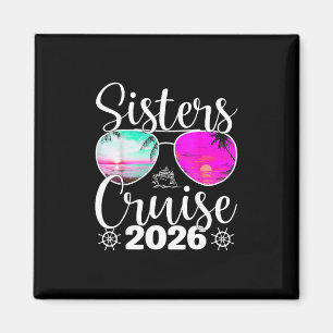 Imán Crucero de hermanas 2026 Viaje de vacaciones de cr