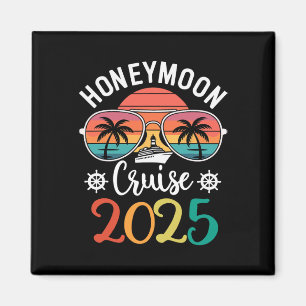 Imán Crucero de luna de miel 2025 Pareja casada a juego