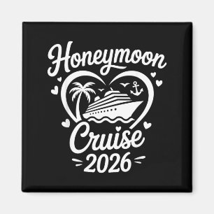 Imán Crucero de luna de miel 2026 Parejas casadas coinc