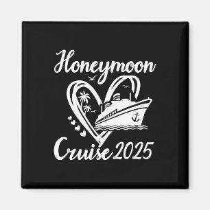 Imán Crucero de luna de miel para parejas recién casada