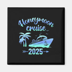 Imán Crucero de luna de miel recién casados 2025 pareja