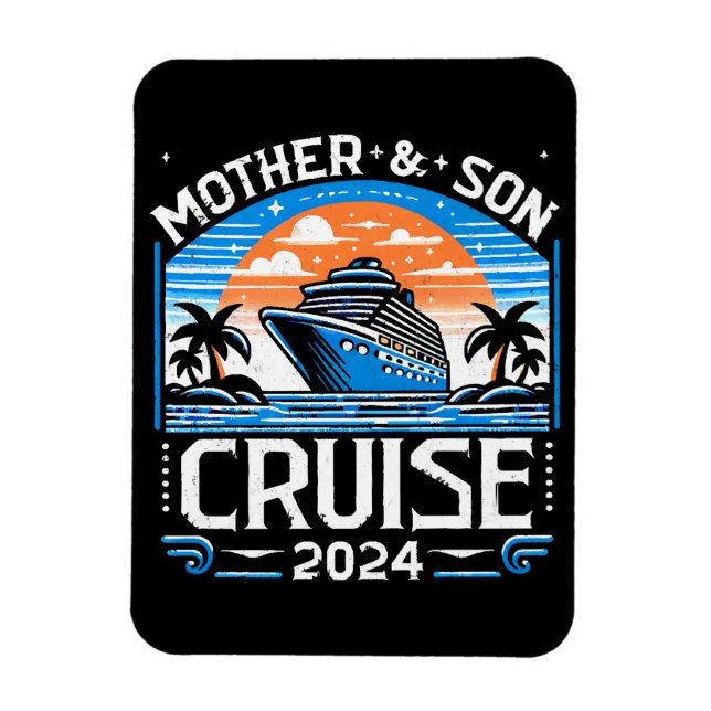 Imán Crucero de madre e hija 2024 (Vertical)