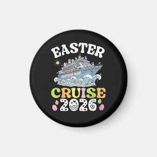 Imán Crucero de Pascua 2026 Vacaciones Barco de Conejo