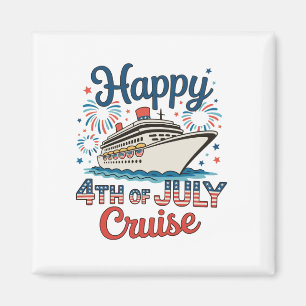 Imán Crucero del 4 de Julio Aniversario 250 Crucero