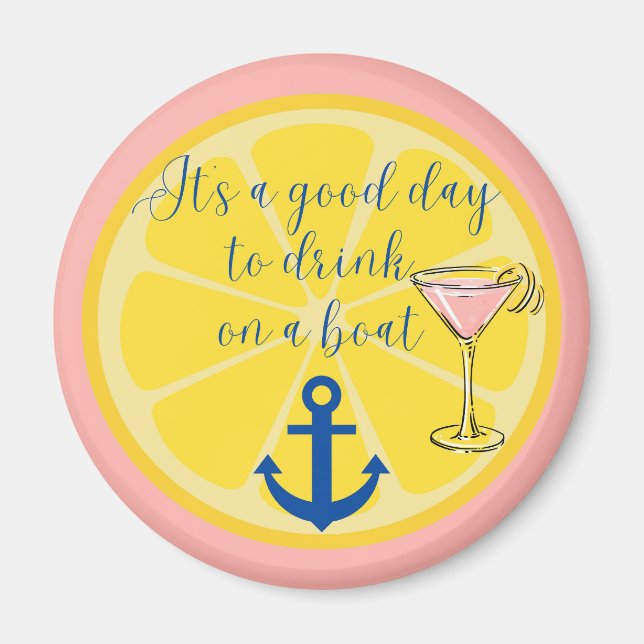 Imán Crucero en barco (Frente)