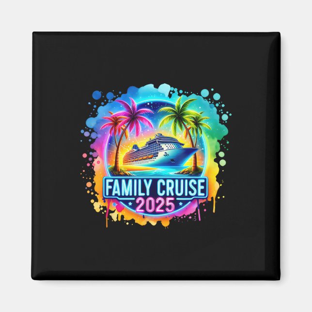 Imán Crucero Familiar 2025 Hawái Playa Coco Verano Vaca (Frente)