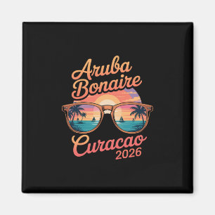 Imán Crucero Familiar Aru Bonaire Curacao Amigos 2026 V