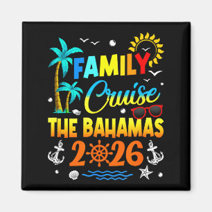 Imán Crucero Familiar Bahamas 2026 Verano Vacaciones Co