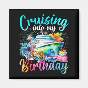 Imán Crucero Familiar Cumpleaños 70 Crucero 70
