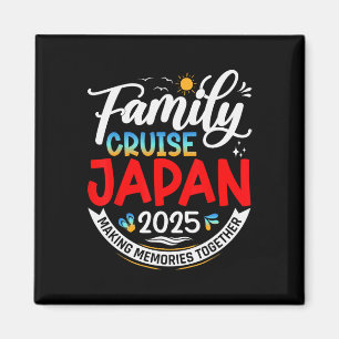 Imán Crucero Familiar Japón 2025 Vacaciones Familiares