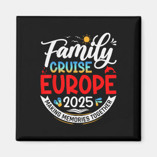 Imán Crucero Familiar por Europa 2025 Vacaciones Famili