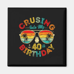 Imán Crucero hacia mi cumpleaños 40 Fiesta en crucero 4