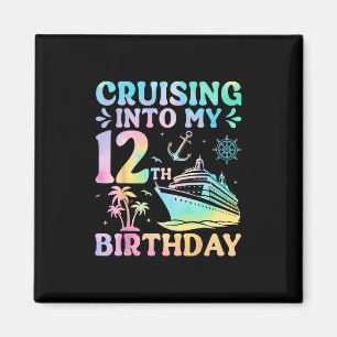 Imán Crucero hacia mis vacaciones de cumpleaños número
