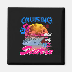 Imán Crucero Lindo Con Mis Hermanas Mujeres Chicas Cruc