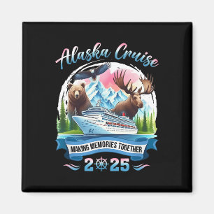 Imán Crucero por Alaska 2025 Creando Recuerdos Juntos G