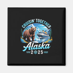 Imán Crucero por Alaska 2025 Cruisin Together Vacacione