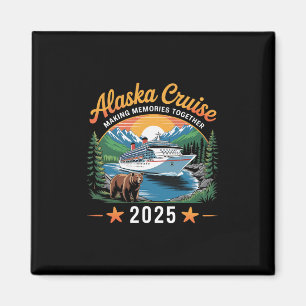 Imán Crucero por Alaska Creando Recuerdos 2025 Vacacion