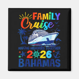 Imán Crucero por las Bahamas 2026 Familia Amigos Arte G
