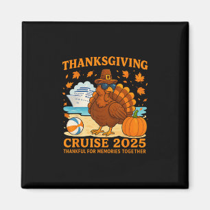 Imán Crucero Squad 2025 Día de Acción de Gracias Otoño