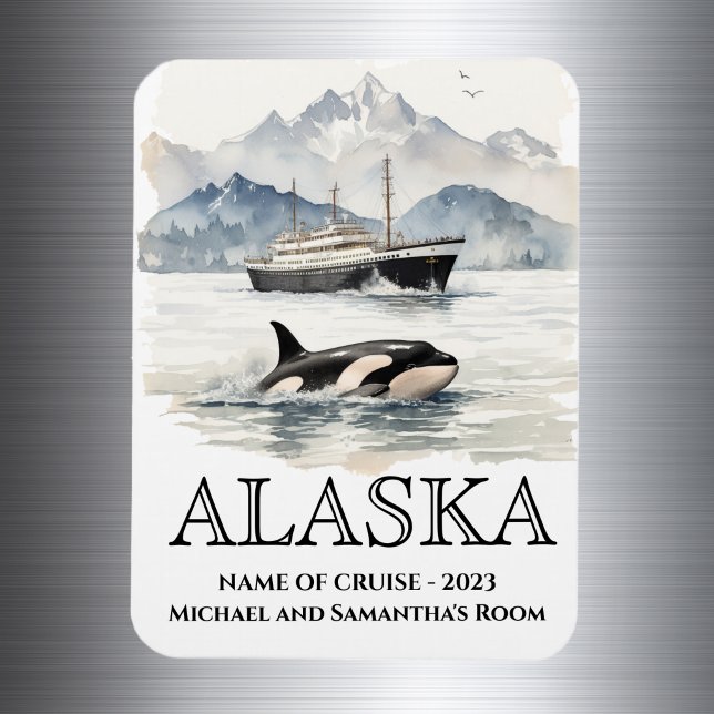 Imán Cruceros Alaska Cruise Orca (Subido por el creador)
