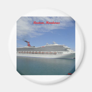 Imán Cruceros anclados en Roatan, Honduras