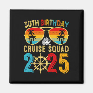 Imán Cruceros familiares de amigos 2025 con 30.º cumple